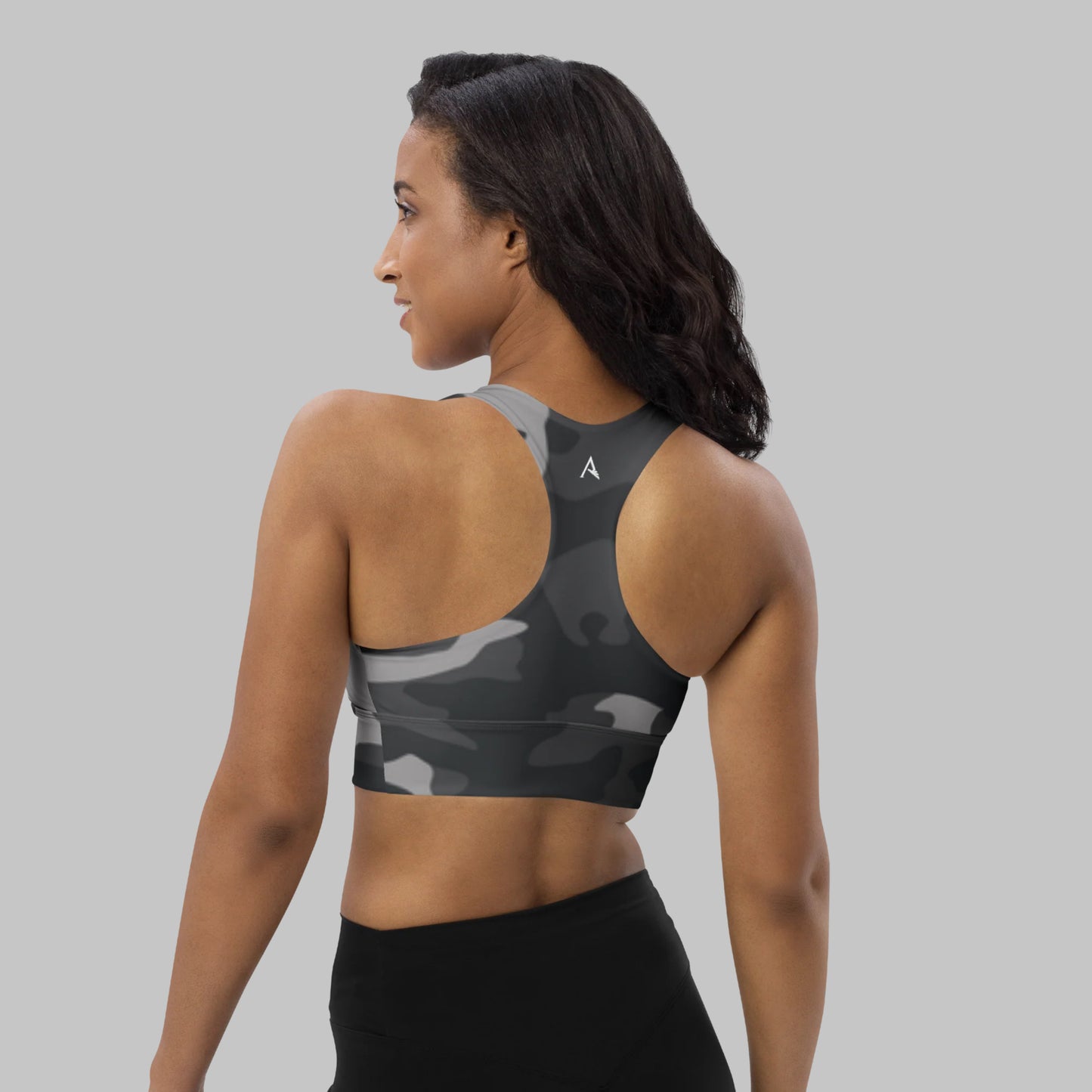 Longline Camo Sports Bra